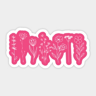 Wild Flowers Sticker